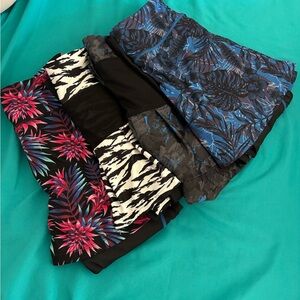 Anivivo bundle 4 (set 4) Black and Blue different color Activewear